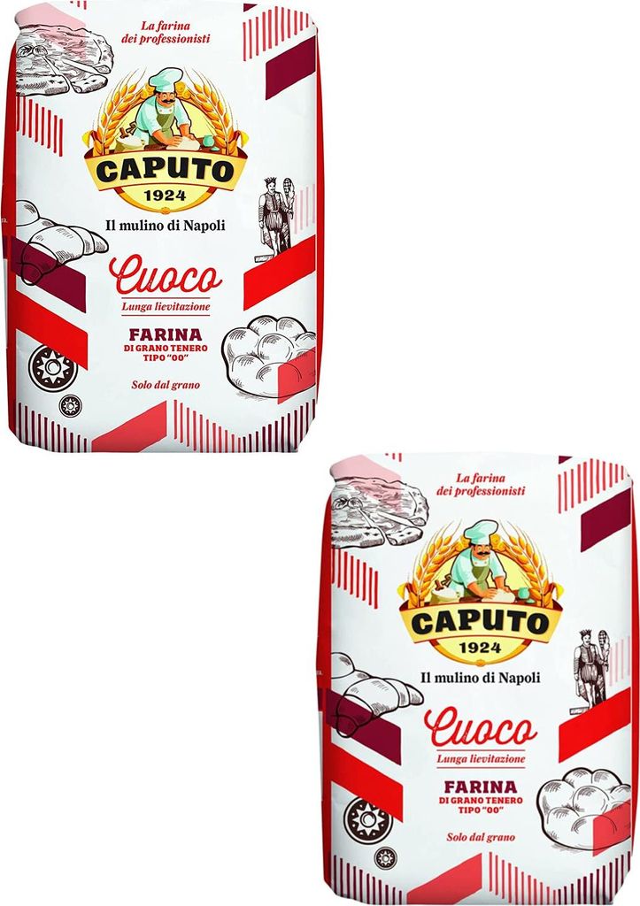 2x Molino Caputo flour "Cuoco" kg. 5 Chef pizza flour pizza 10000g