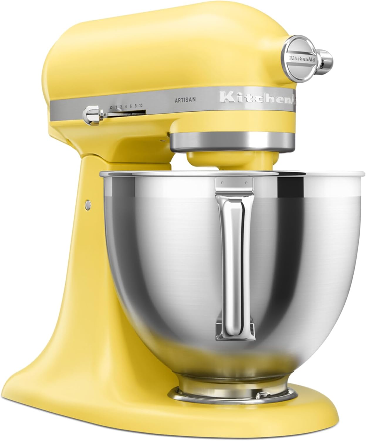 KitchenAid 5KSM195PSEBT Food Processor 4.7L Butter - ARTISAN with Tilting Motor Head, 2 Stainless Steel Bowls, Injection Molded Metal Housing