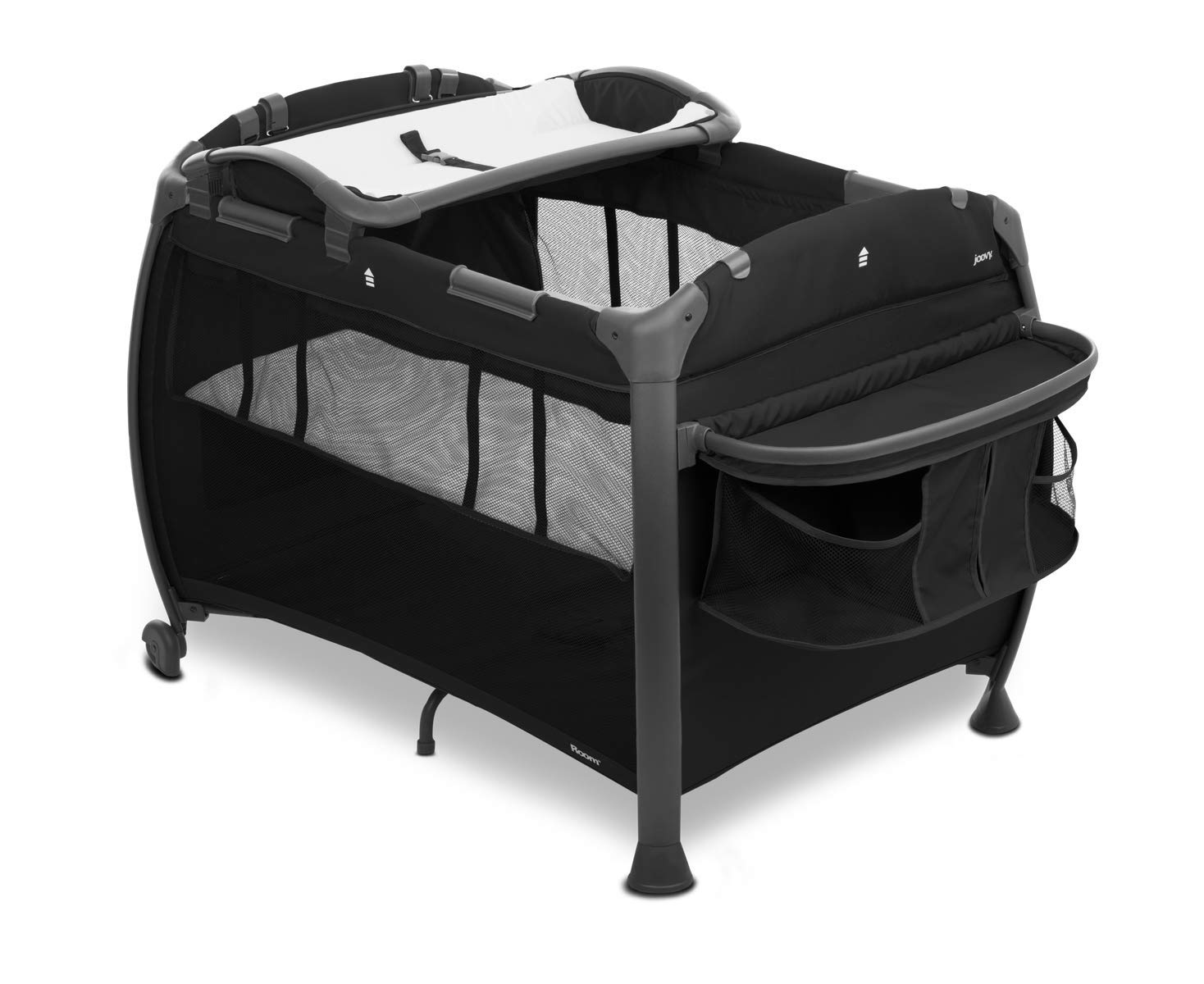 Joovy Room Playard Nursery Bassinet Changing Table Black