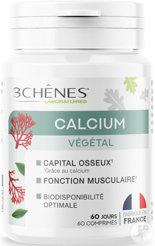 Restaxil 3 Chênes Plant-Based Calcium 60 Tablets