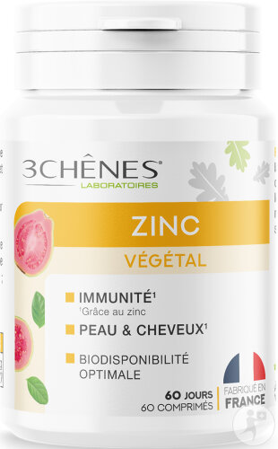 Restaxil 3 Chênes Plant Zinc 60 Tablets