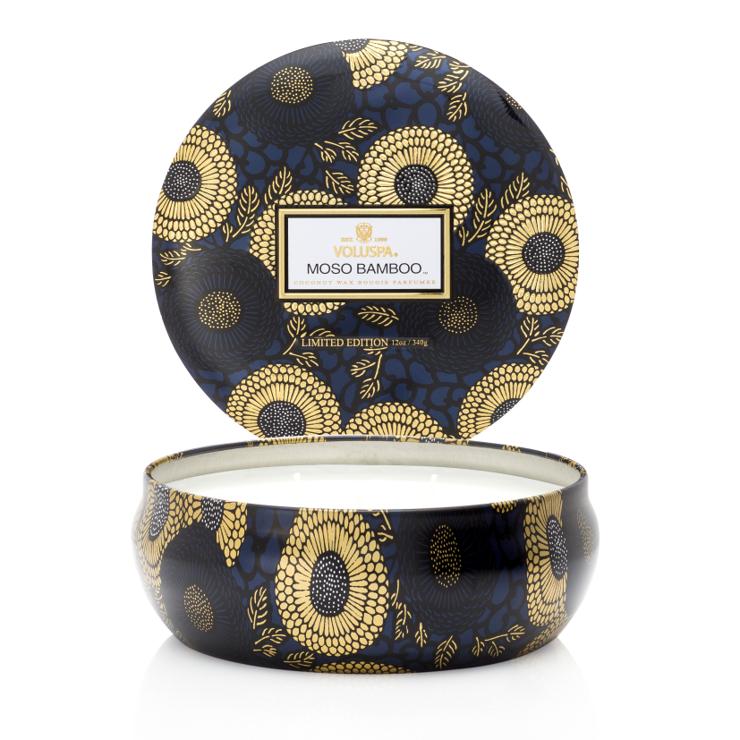 Voluspa 3-Wick Scented Candle In A Tin 60H