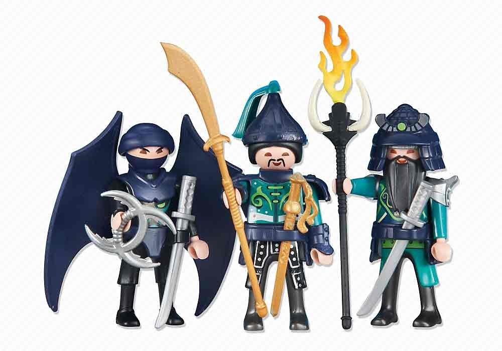 Playmobil 3 Green Samurai Knights