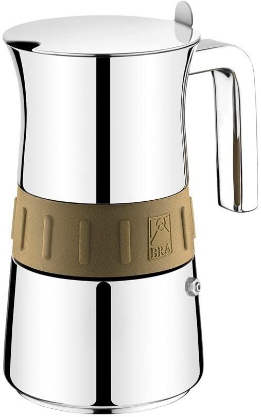 PINTI Bra \"Elegance Gold Espresso Maker Coffee Maker