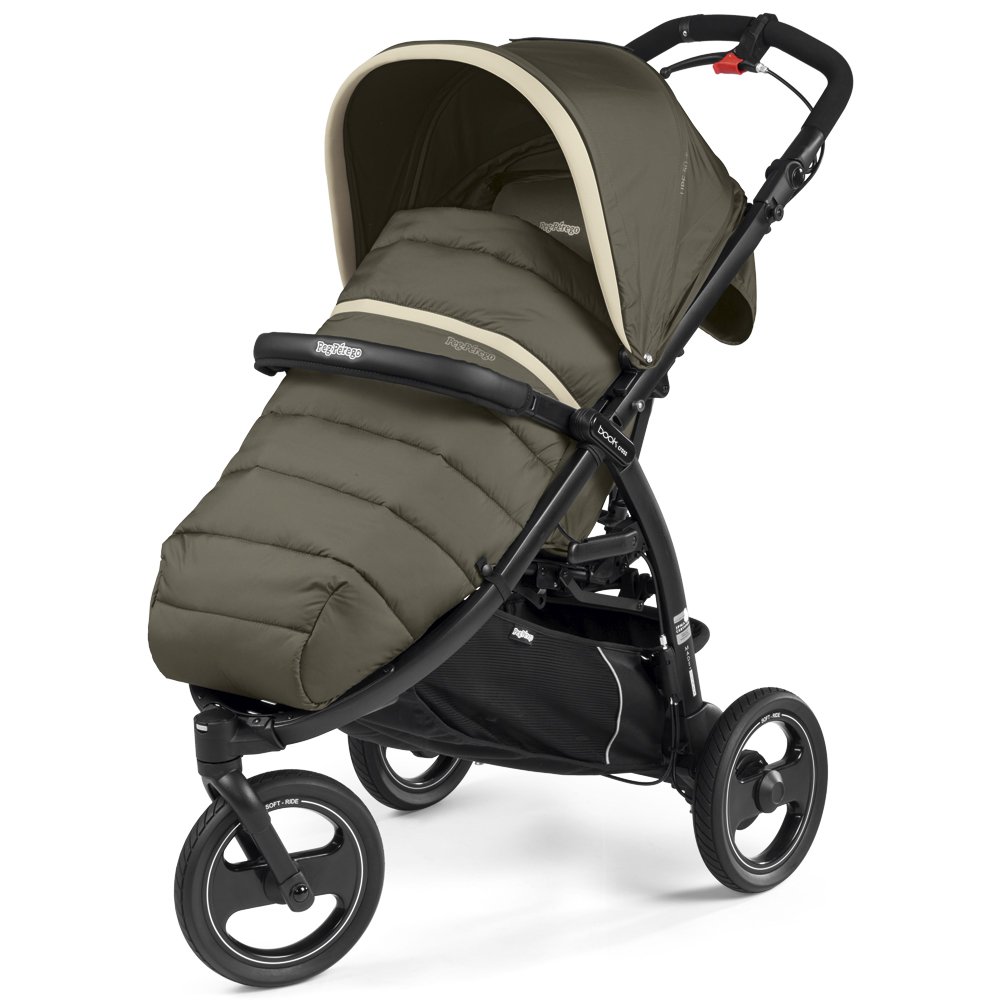 Peg Perego SBCCX2BKAK 3-Wheel Trolley Book Cross, Breeze Khaki