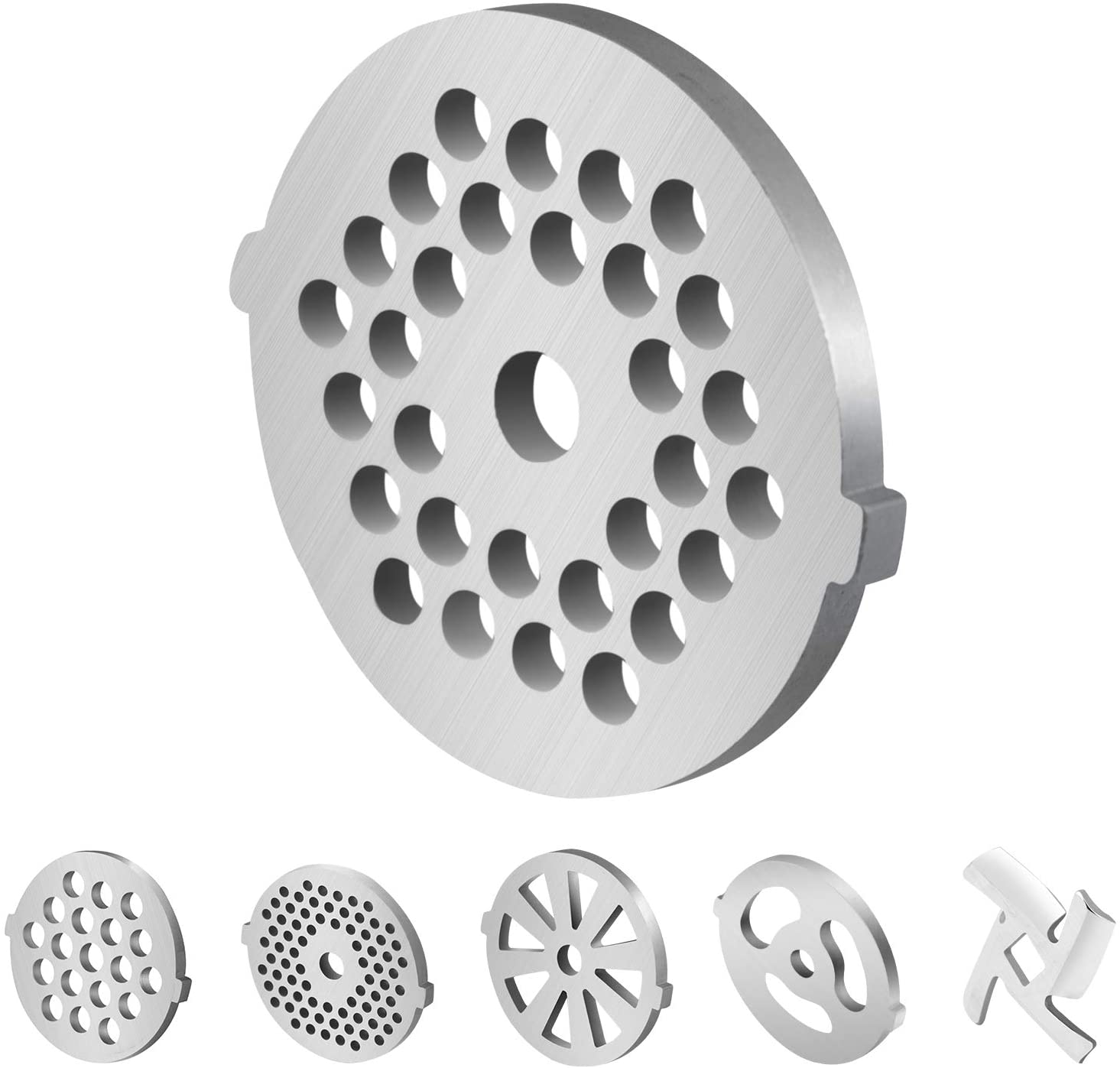 Supkiir Stainless Steel Fish Wolf Plates for Food Chopper and Meat Grinder Parts 5mm