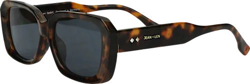 Jean & Len Florence sunglasses for adults, brown patterned, 1 pc.