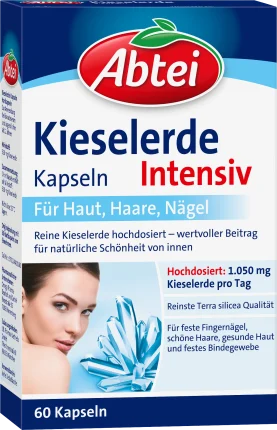 Abtei Siliceous Earth Intensive Capsules, 60 pcs