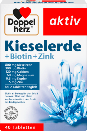 Doppelherz Silica + Biotin + Zinc tablets 40 pcs., 51.6 g