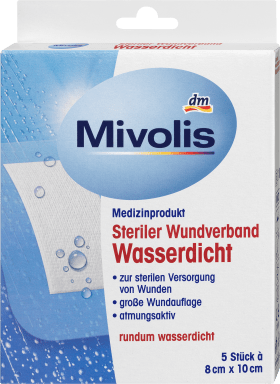 Mivolis Sterile wound association waterproof, 5 hours