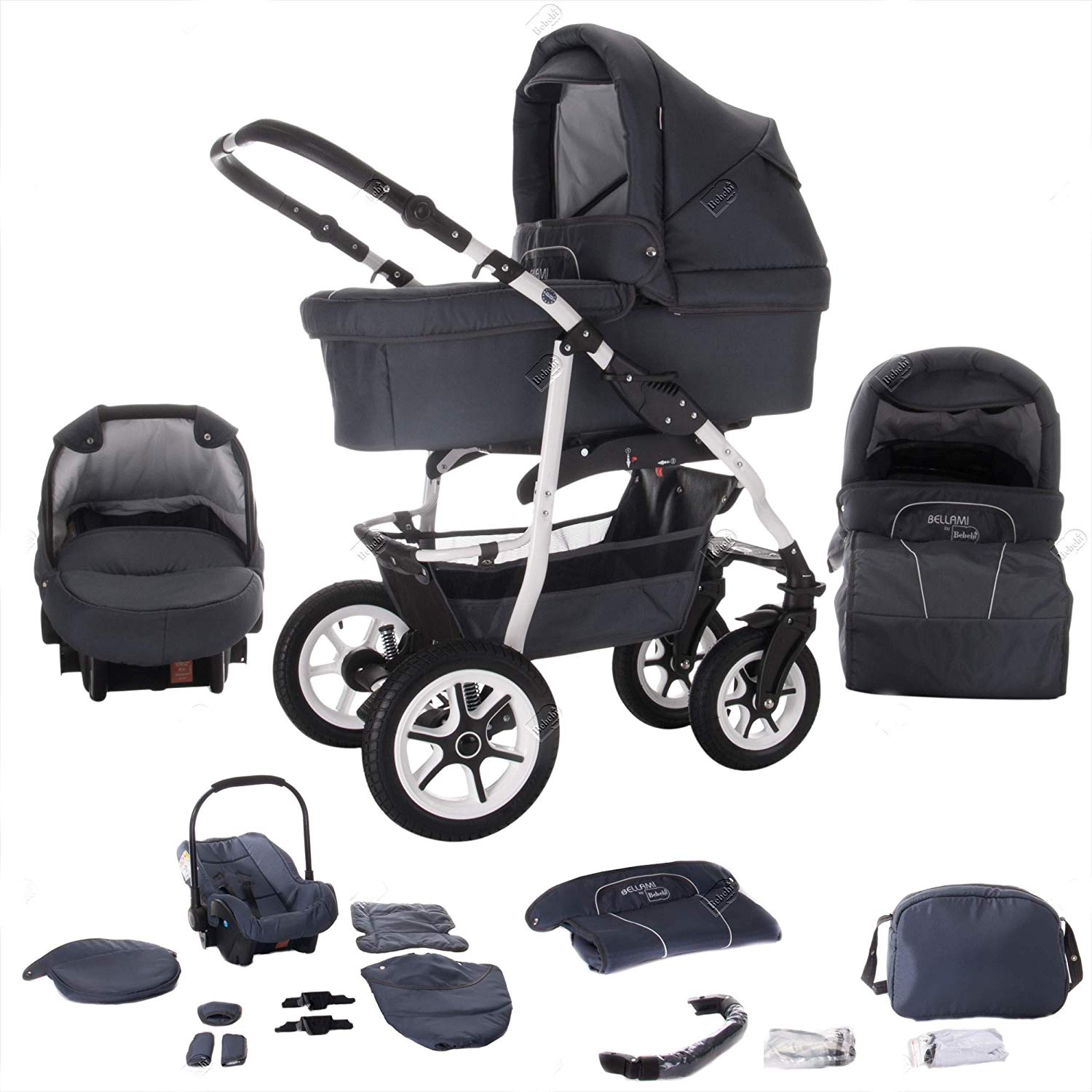 Bebebi Model Bellami 3 In 1 Combi Pushchair