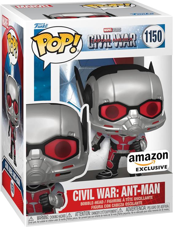 Funko Pop! Marvel: Civil War Build a Scene - Ant-Man 8th - Captain America 3 - Amazon Exclusive - Vinyl Collectible Figure - Gift Idea - Official Merchandise - Toys For Kids and Adults