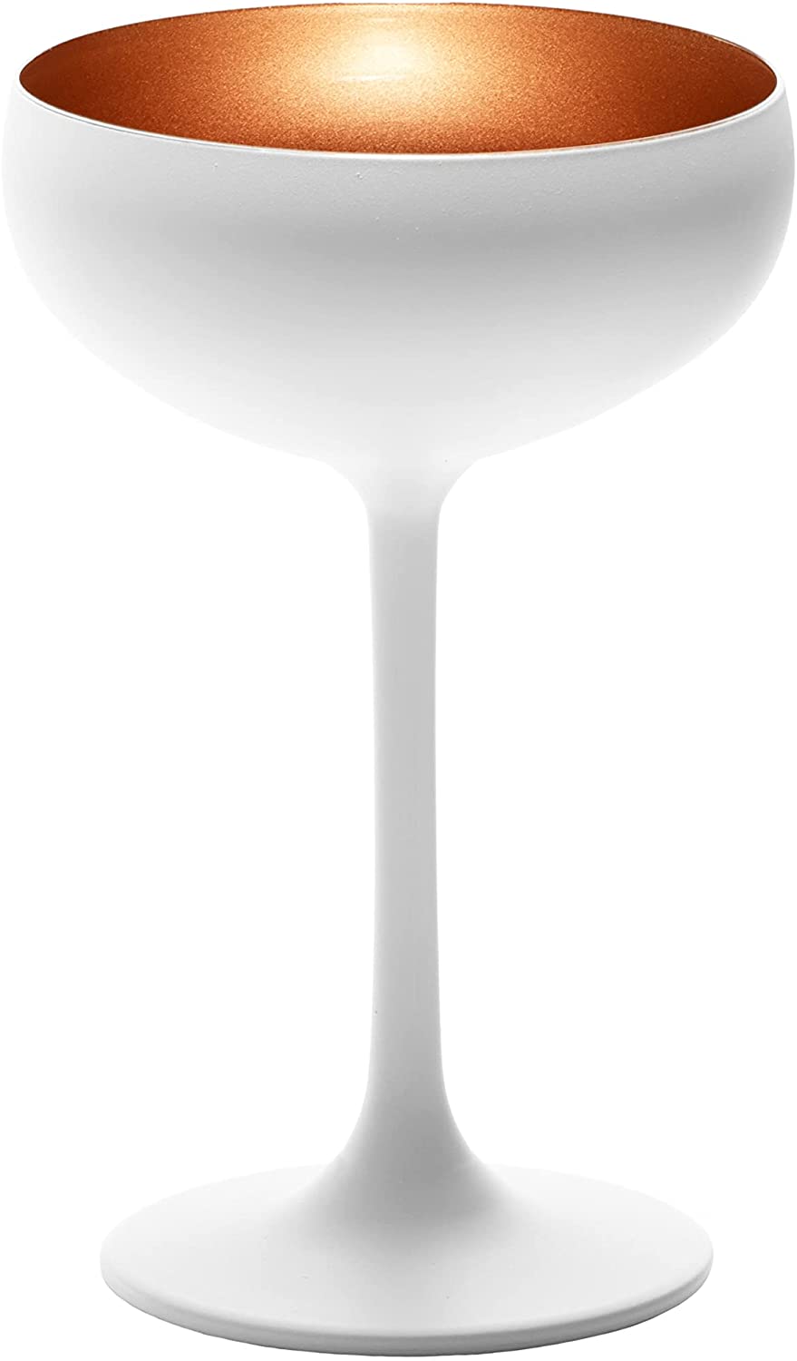 Stalzle Stölzle Lausitz champagne glasses, 230 ml, set of 6 champagne glasses (matte), dishwasher safe, lead-free, high-quality crystal glasses