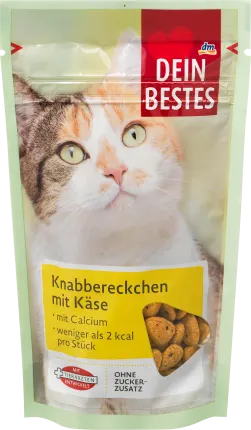 Dein Bestes Cat treats snacks with cheese, 65 g