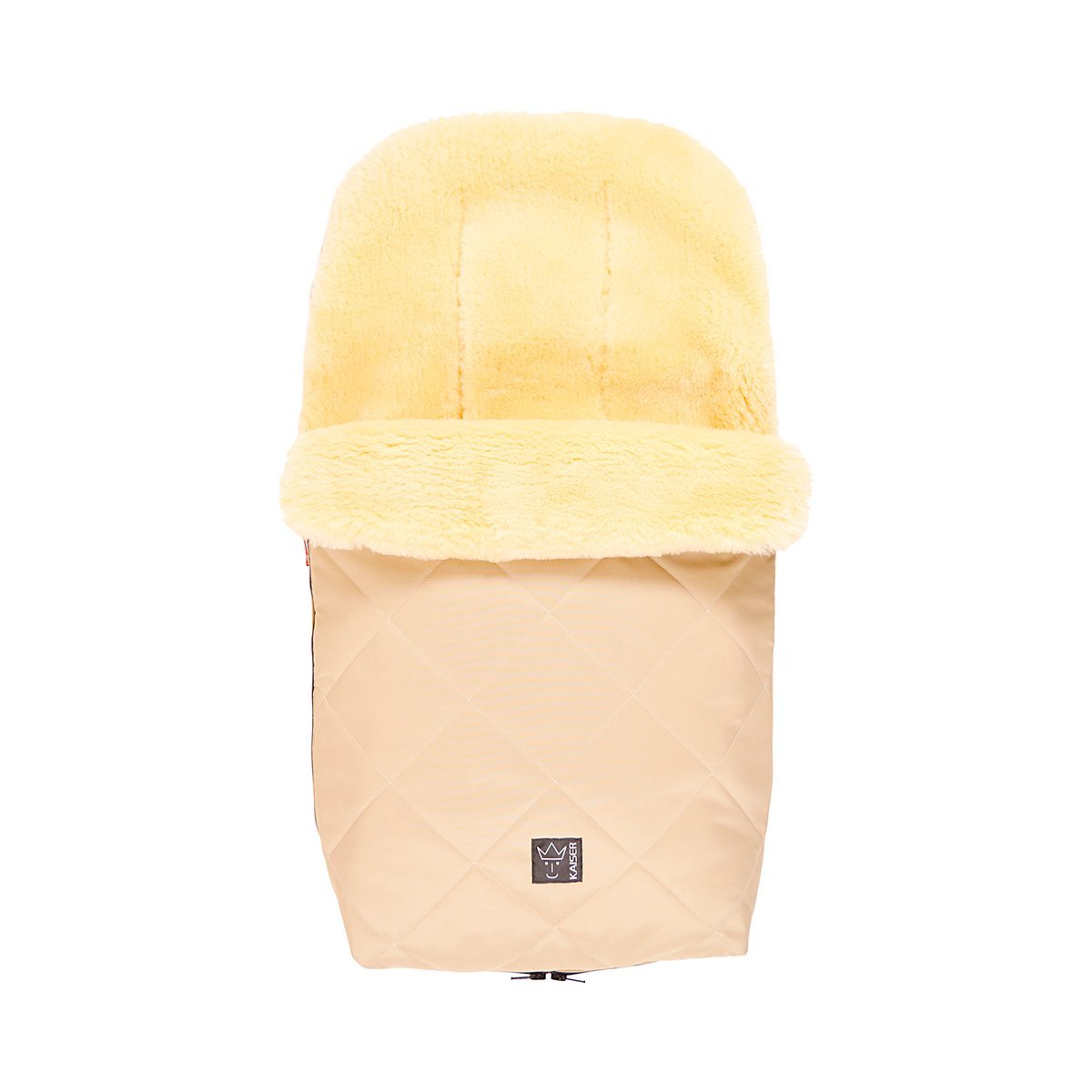 Kaiser Stroller Sheepskin Foot Muff Naturell Buggy  sand
