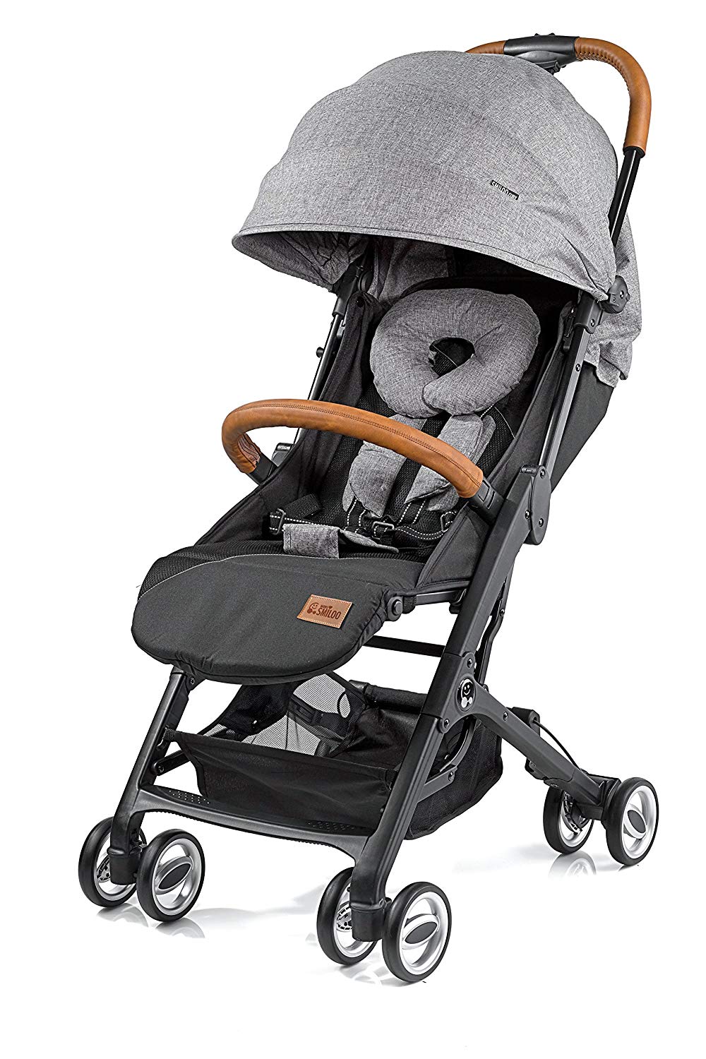 Gesslein Smiloo Cuby Suitcase Buggy with Reclining Function Mottled grey mixed