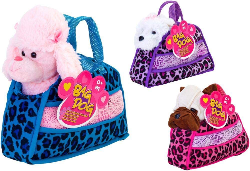 Globo Toys 96.362,5 Cm W Toy Soft Fashion Tote Bag With Dog