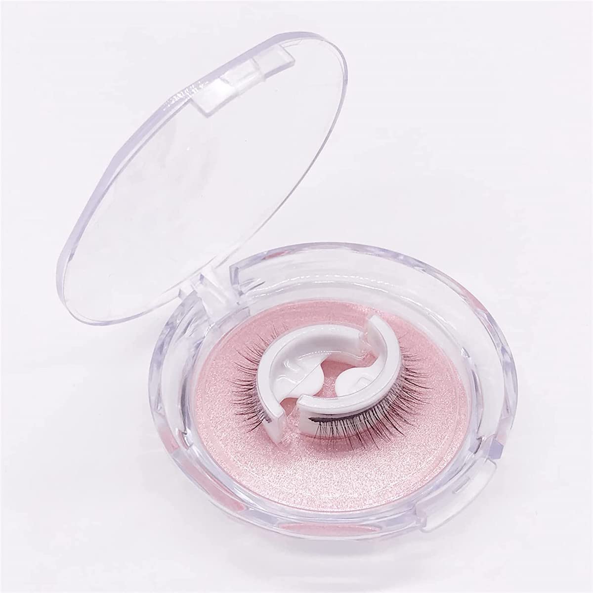 Chagoo Reusable Self-Adhesive False Eyelashes without Glue, Natural Look, Natural Fluffy False Eyelashes, Waterproof for Women (Natural), ‎natural