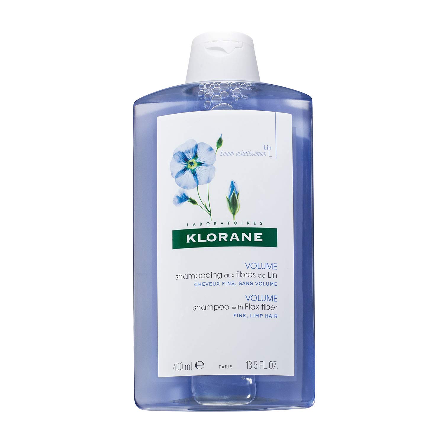Klorane SH Fibre Lino VOLUM400ML, ‎transparent