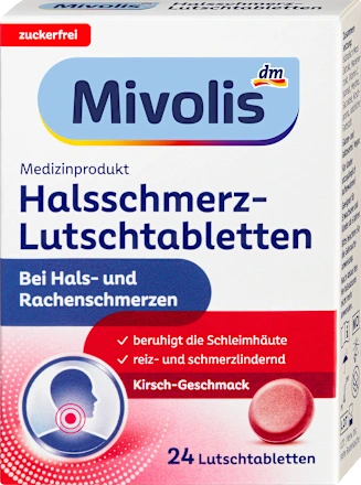 Mivolis Throat lozenges, 24 tablets