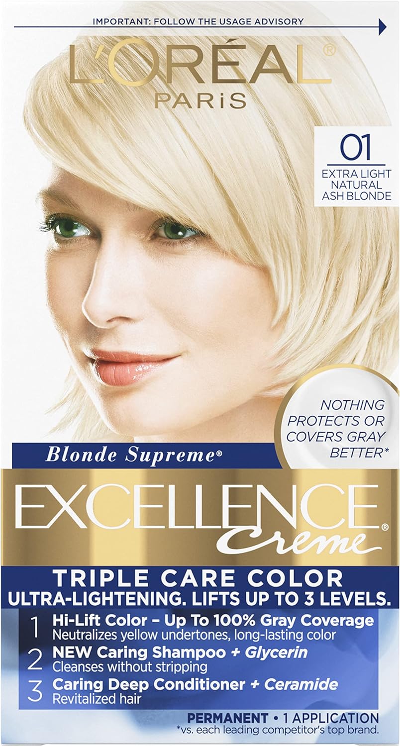 L'Oréal Paris L\'Oreal Excellence Creme Haircolour Extra Light Ash Blonde (Chemical Hair Dyes)