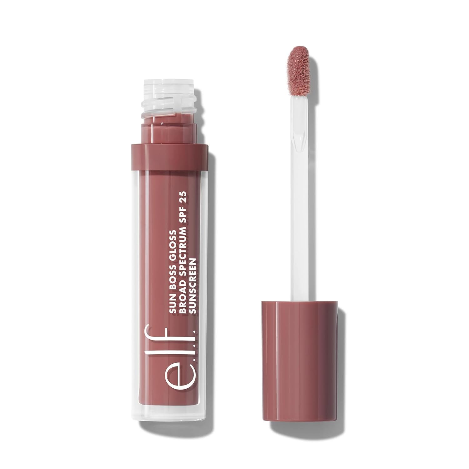 e.l.f. eleven. Sun Boss Gloss SPF 25, Pigmented Lip Gloss for a High Gloss Finish, Moisturizing & Nourishing Formula, Vegan & Cruelty Free, It\'s Your Mauve