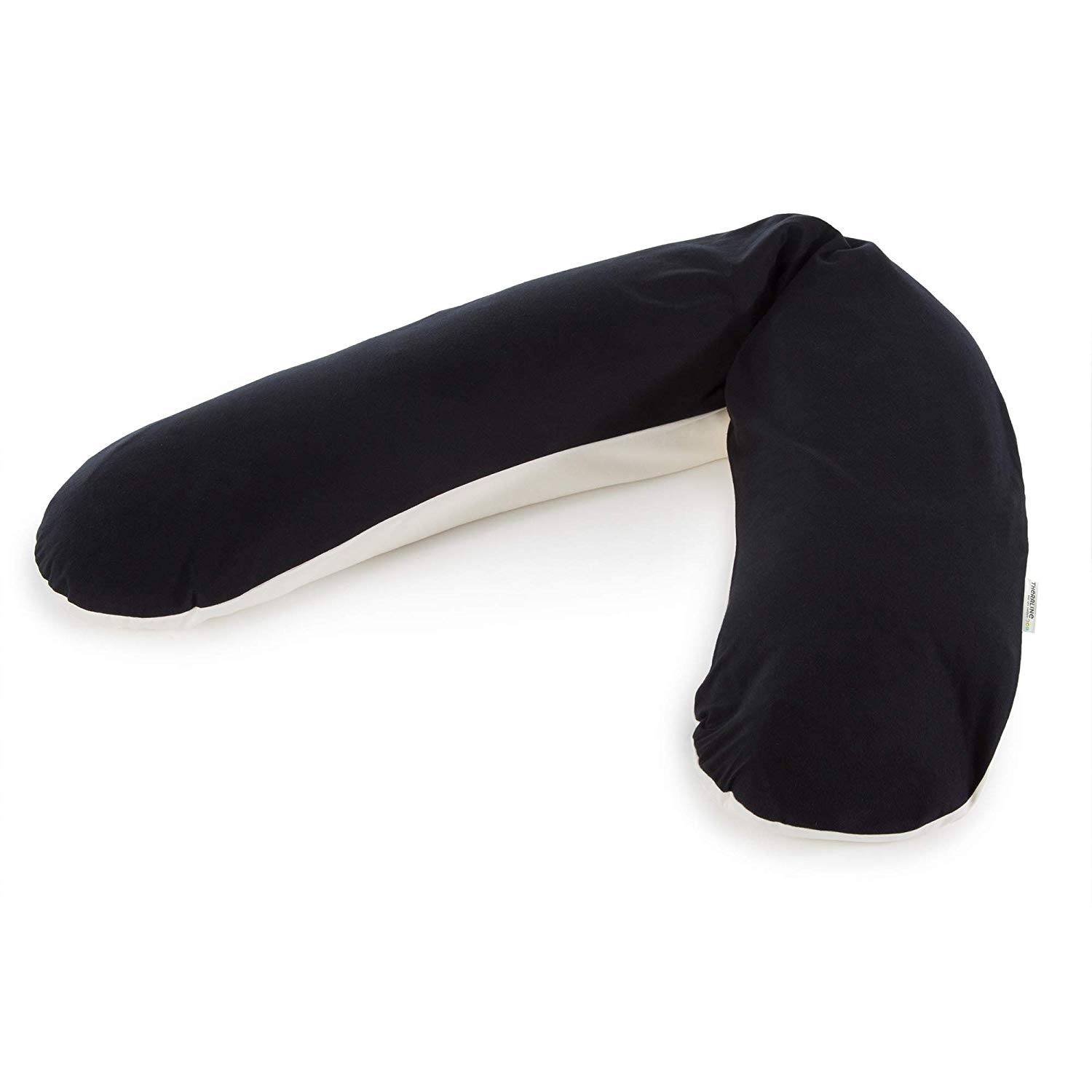 Original Theraline Nursing Pillow with Cover Jersey Anthracite/Cream