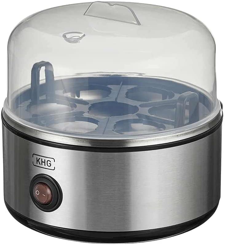 KHG Egg Cooker Silver Plastic 16.0 cm W x 15.5 cm H