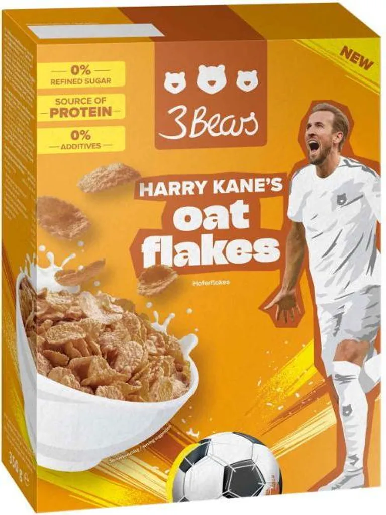 3Bears Harry Kane's Oat Flakes 350g