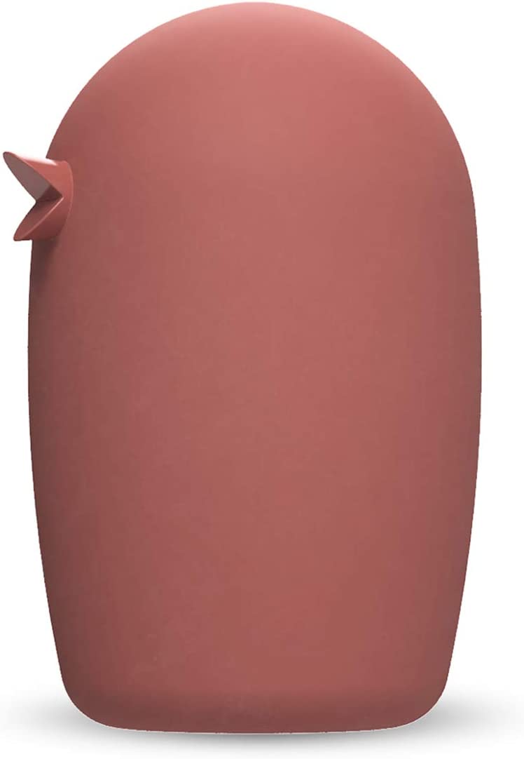 COOEE Design Decorative Figurine Bird / Colour: Rust Red Ceramic with Soft-Touch Surface Height 8 cm