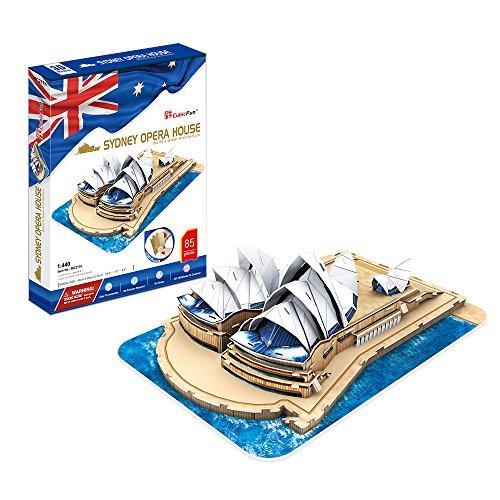 CubicFun 3D Puzzle – Opera House, Sydney, Australia (Difficulty: 4/6)