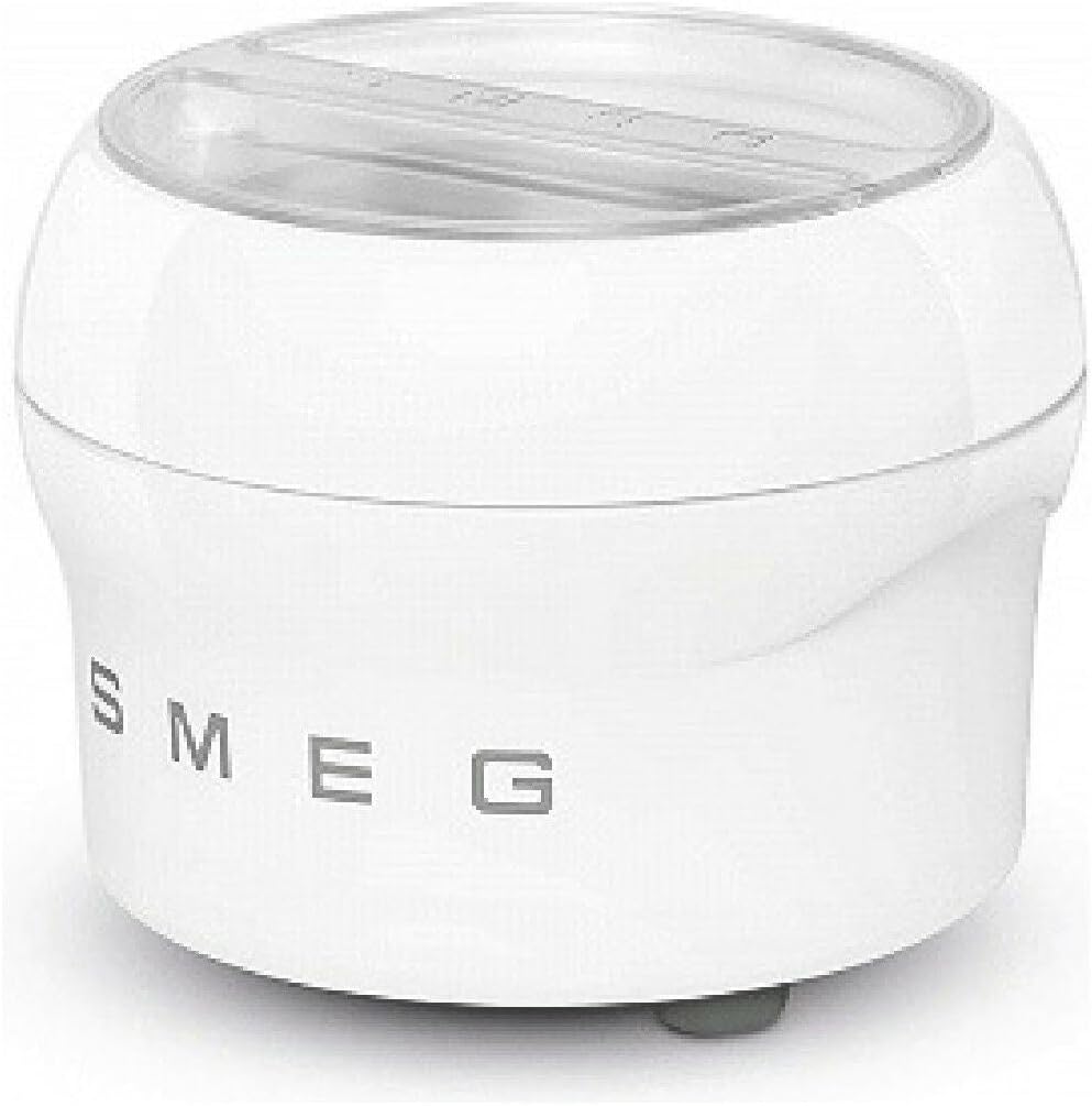 Smeg SMIC02 Ice Maker Attachment, Plastic, 1.1 Litres, White
