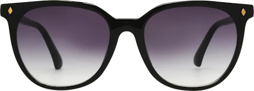 SUNDANCE Adult sunglasses, black frame, purple gradient lenses, 1 pc.