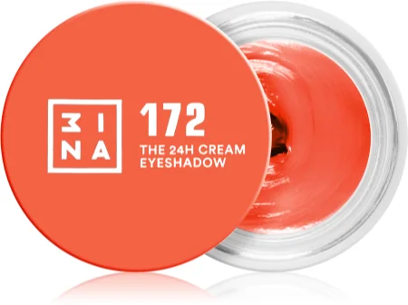 3INA The 24H Cream Eyeshadow Eyeshadow cream Farbton 172 - Electric Orange 3 ml
