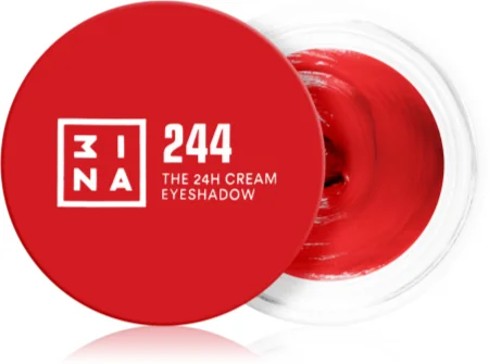 3INA The 24H Cream Eyeshadow Eyeshadow cream Farbton 244 Red 3 ml