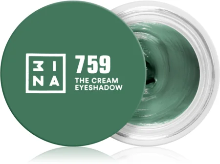 3INA The 24H Cream Eyeshadow Eyeshadow cream Farbton 759 Olive green 3 ml