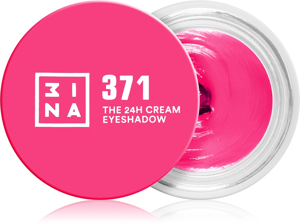 3INA The 24H Cream Eyeshadow Eyeshadow cream Farbton 371 - Electric Pink 3 ml