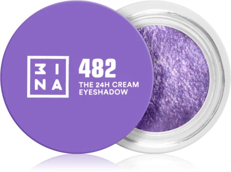 3INA The 24H Cream Eyeshadow Eyeshadow cream Farbton 482 - Purple 3 ml