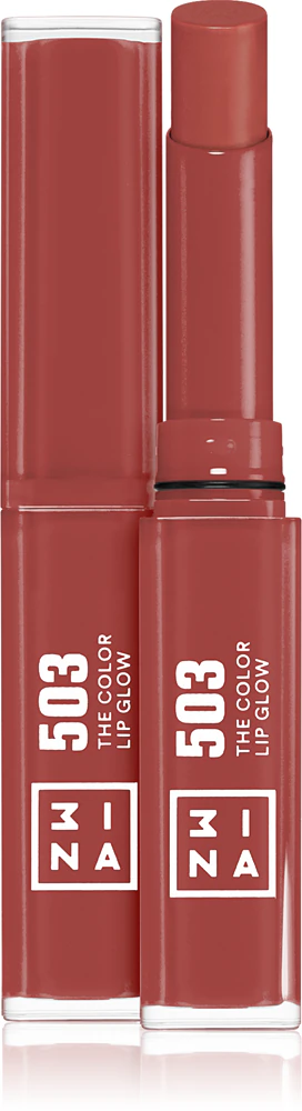 3INA The Color Lip Glow hydrating lipstick with shine Farbton 503 - Medium, nude pink 1,6 g