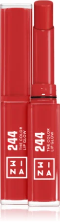 3INA The Color Lip Glow hydrating lipstick with shine Farbton 244 - Classic, brilliant red 1,6 g