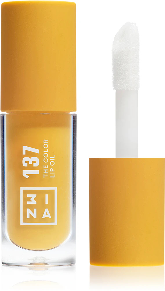 3INA The Color Lip Oil hydrating oil for lips Farbton 137 - Bright honey yellow, sheer 4 ml