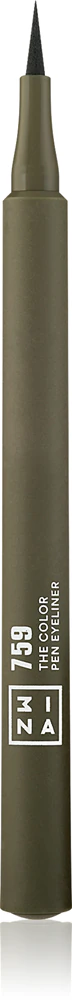 3INA The Color Pen Eyeliner Felt pen eyeliner Farbton 759 - Olive green 1 ml