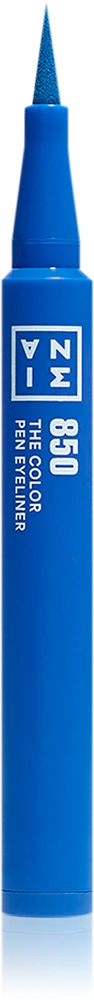 3INA The Color Pen Eyeliner Mini felt pen eyeliner Farbton 850 - Blue 0,6 ml