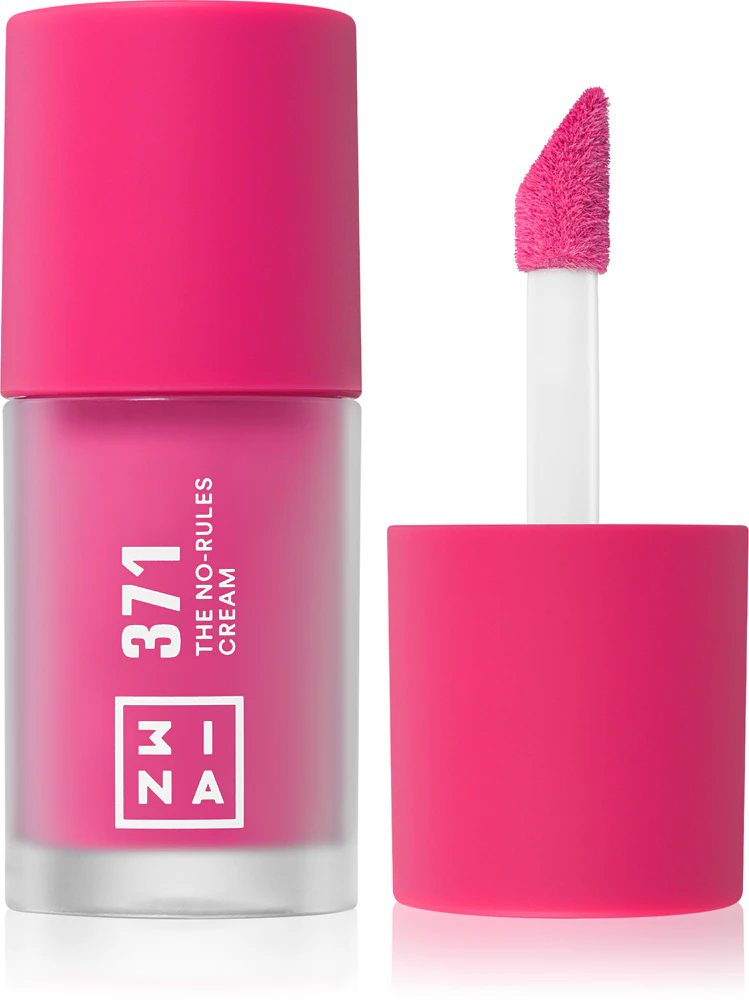 3INA The No-Rules Cream multifunctional make-up for eyes, lips and face Farbton 371 - Electric hot pink 8 ml