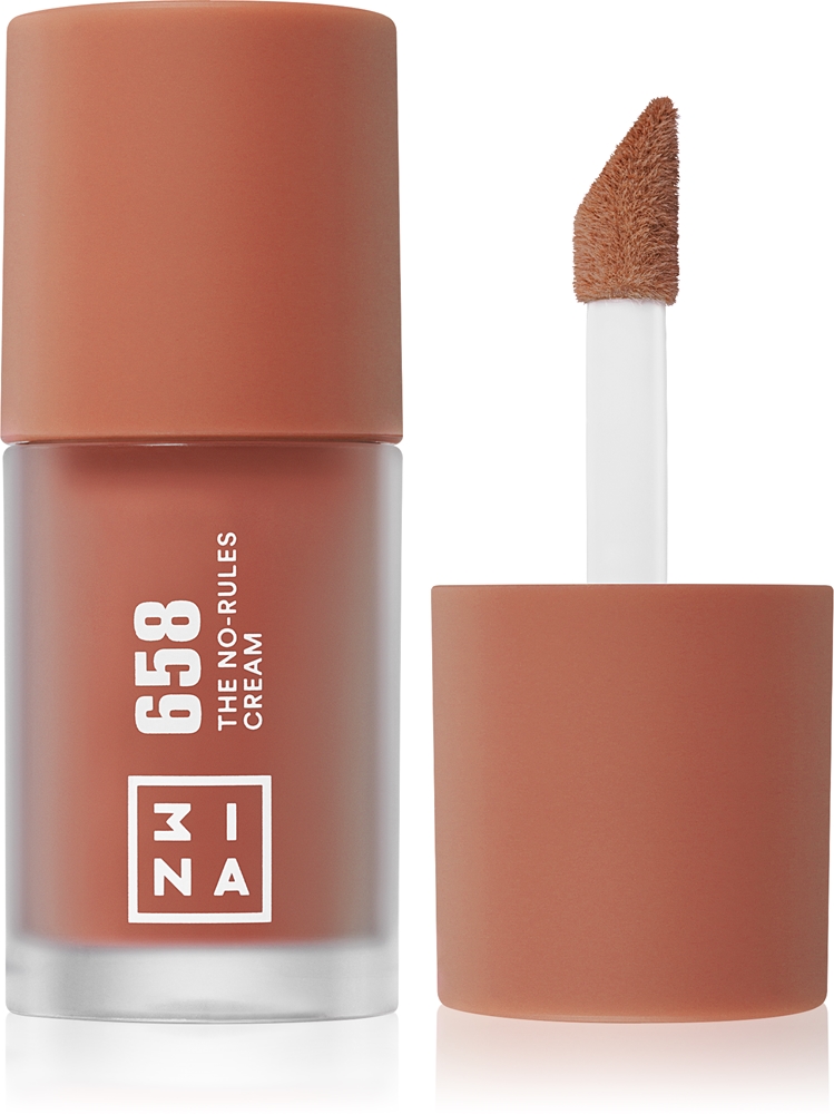 3INA The No-Rules Cream multifunctional make-up for eyes, lips and face Farbton 658 - Light, neutral brown 8 ml