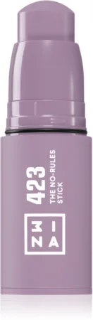 3INA The No-Rules Stick Multifunctional stick for eyes, lips and cheeks Farbton 423 - Lilac 5 g