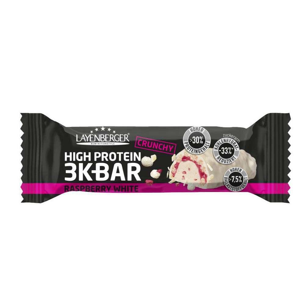 LAYENBERGER 3K Protein Bar, Crunchy Raspberry