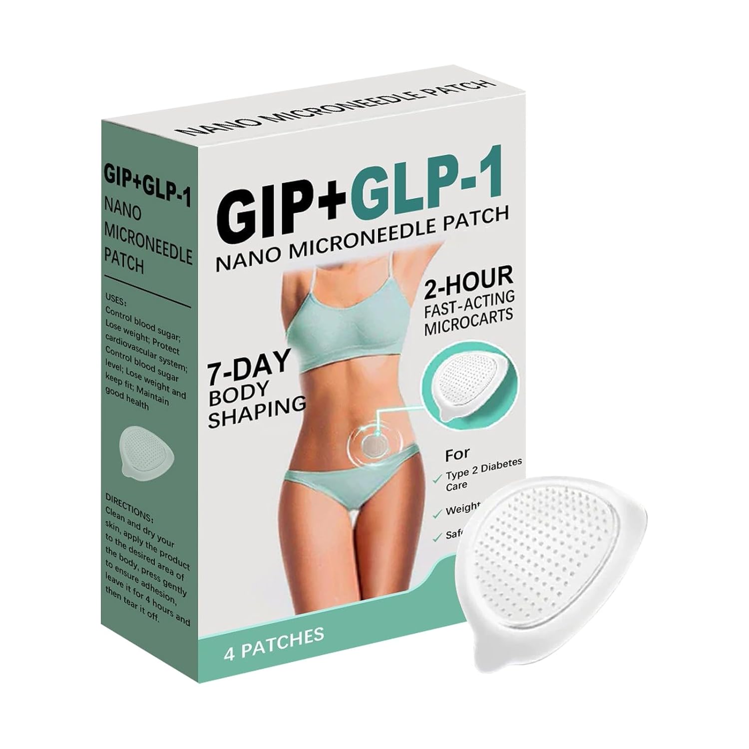 Nano Micro Needle Plaster, Professional Nano Micro Needle Plaster, Long Lasting Nano Micro Needle Plaster for Men and Women