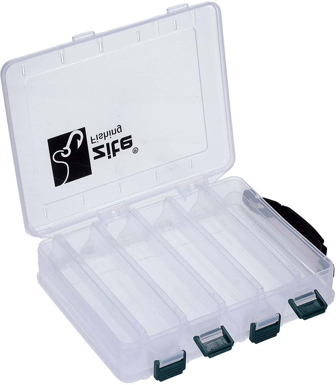 Zite Fishing Bait Box Fishing Double Sided Carry Handle 20 X 15.5 X 4.5 Cm 