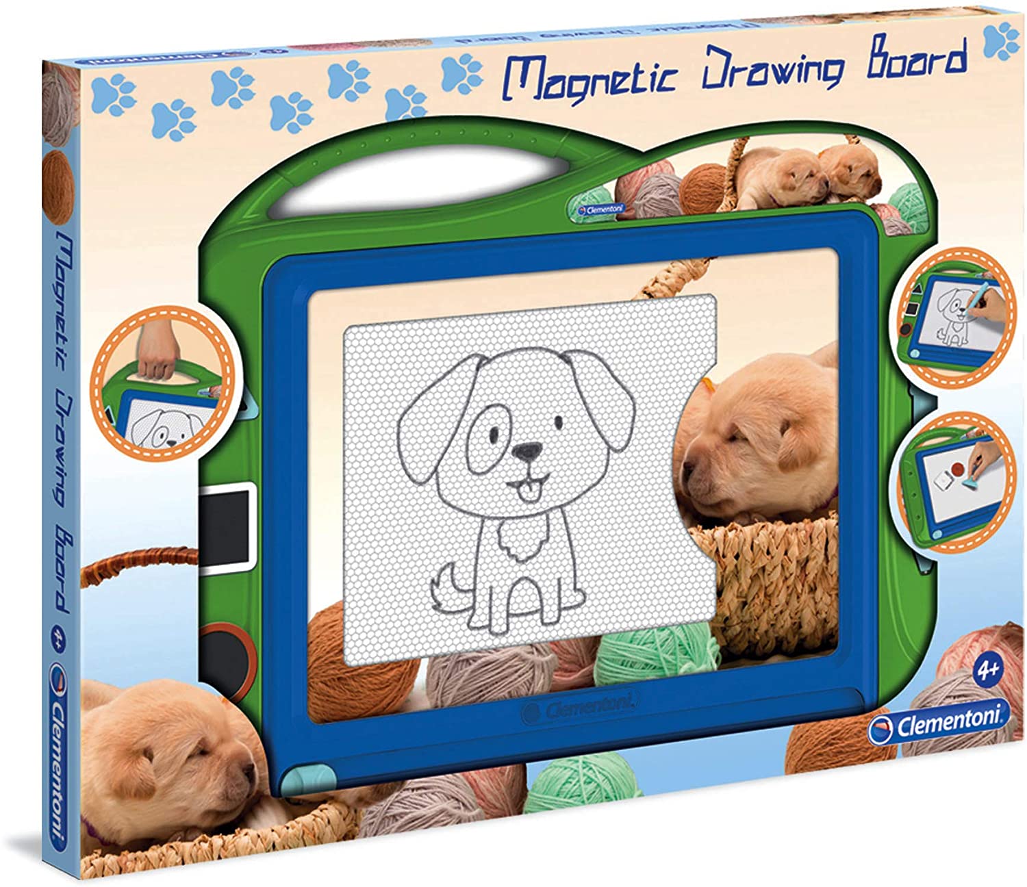 Clementoni 18570 Magic Board With Animals, Multi-Colour